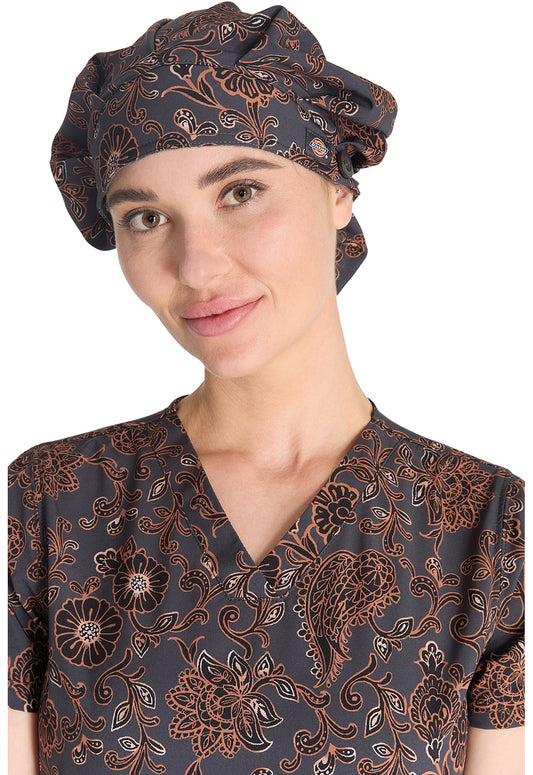 Dickies Prints Unisex Western Floral Bouffant Scrub Cap