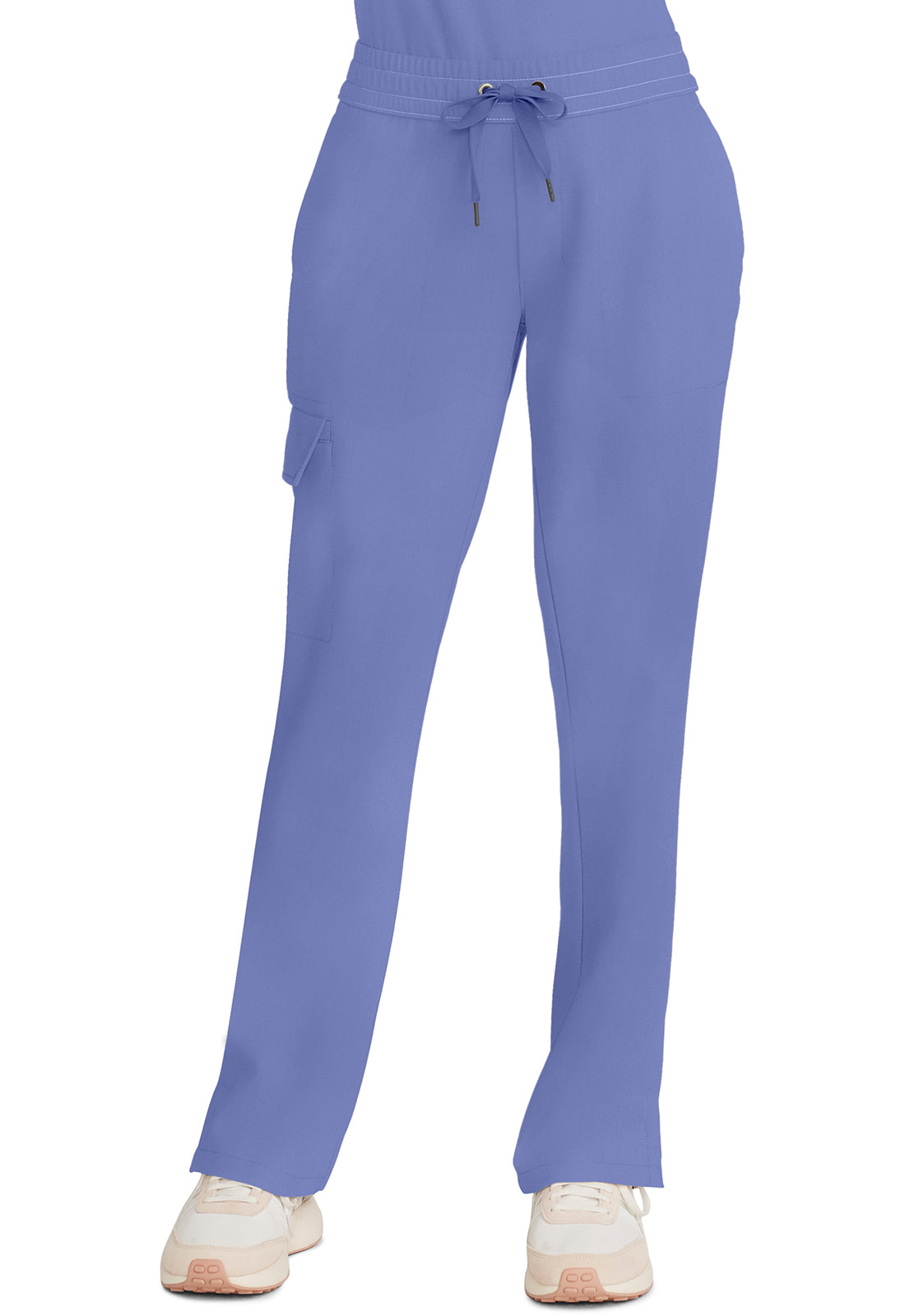 Healing Hands Quest Brady Mid Rise Drawstring Straight Leg Pants