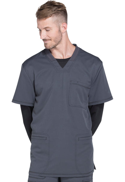 Haut d'hôpital à col en V pour homme Dickies Dynamix