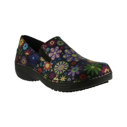 Liquidation Spring Step - Chaussures Flower Power Manila noires