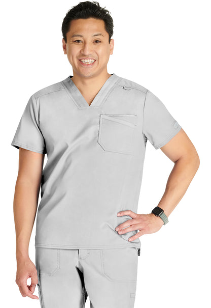 Haut d'hôpital à col en V et à empiècement Cherokee Workwear Revolution pour homme