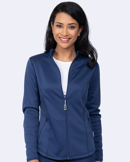 Ava Therese Megan Bonded Fleece Scrub Jacket