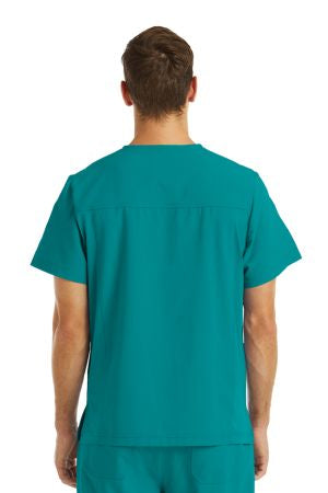 Haut d'uniforme médical à col en V et 4 poches pour hommes Maevn Momentum