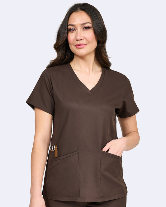 Zavate Studio Focus V-Neck Scrub Top