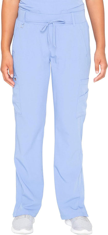 Pantalones de trabajo de tiro medio con pernera recta y estilo cargo de Grey's Anatomy en liquidación