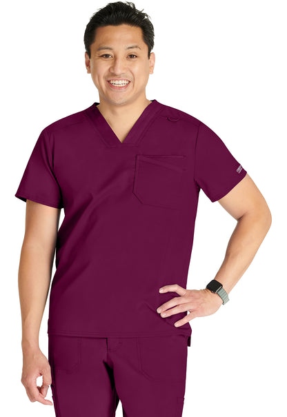 Haut d'hôpital à col en V et à empiècement Cherokee Workwear Revolution pour homme