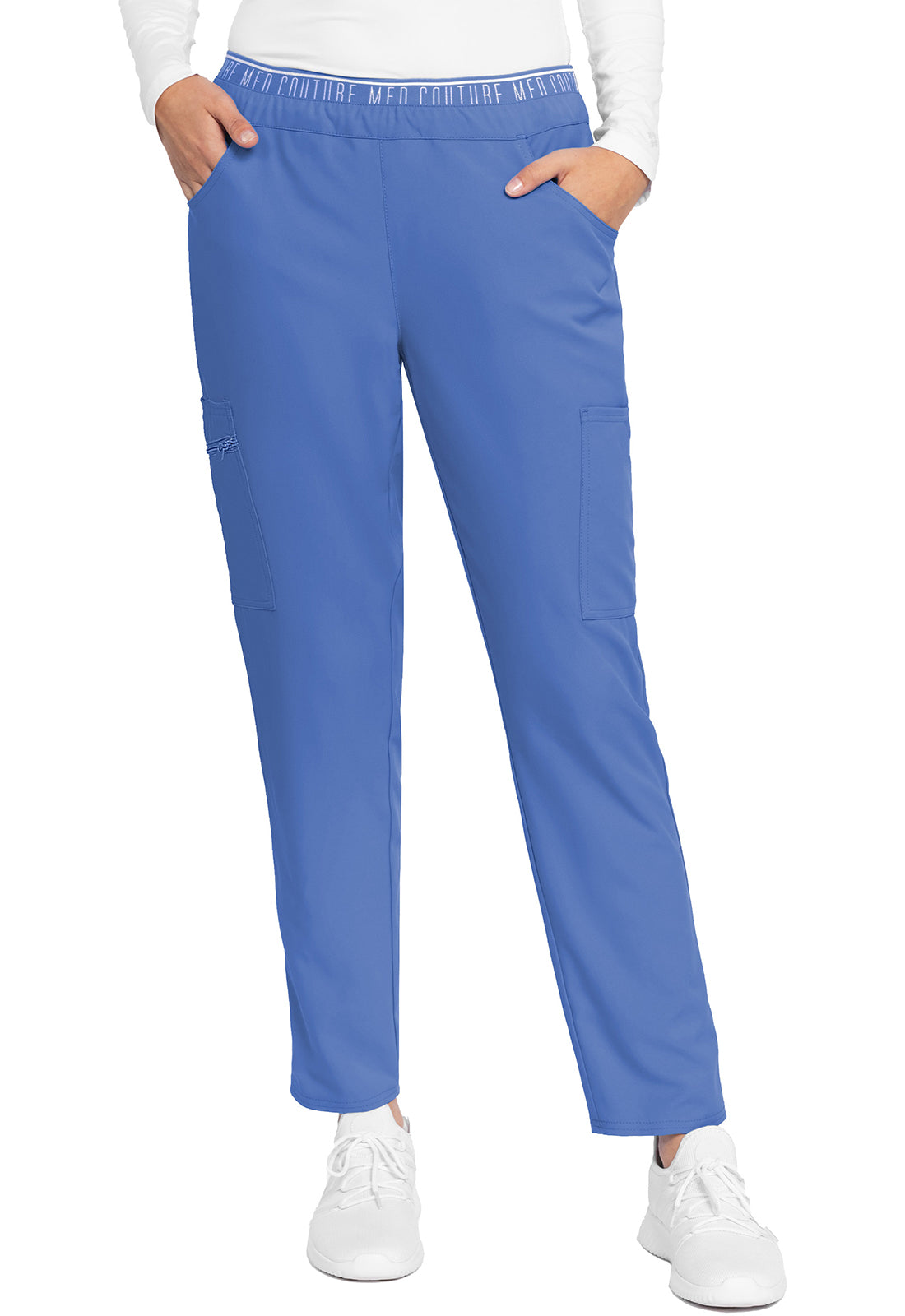 Med Couture Insight Tall Mid-Rise Tapered Leg Pull-On Scrub Pants