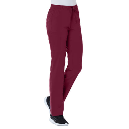 Maevn Red Panda Petite Full Elastic Cargo Scrub Pants