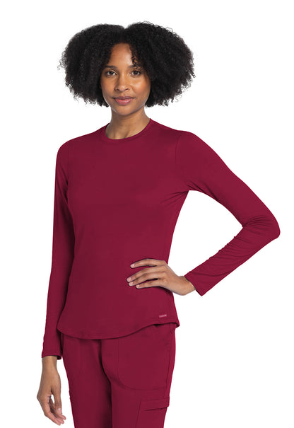 Cherokee Basics Long Sleeve Underscrub Knit Tee