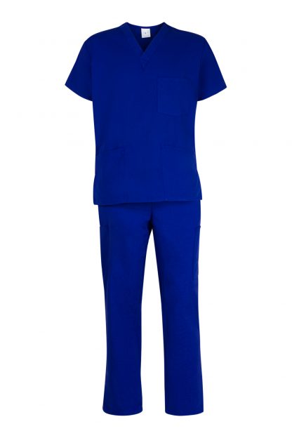 Sweet Doll Unisex Nurses V-Neck Scrub Top & Elastic Waist Scrub Scrub Pants Set