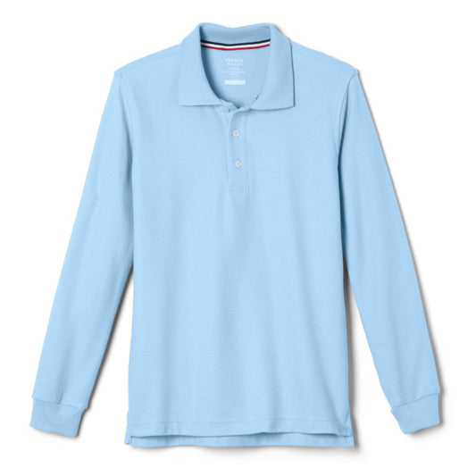 French Toast Boys Long Sleeve Interlock Polo