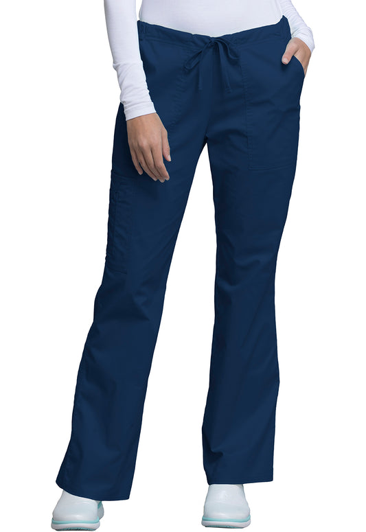 Pantalon Cherokee Workwear Core Stretch Petite à cordon de serrage