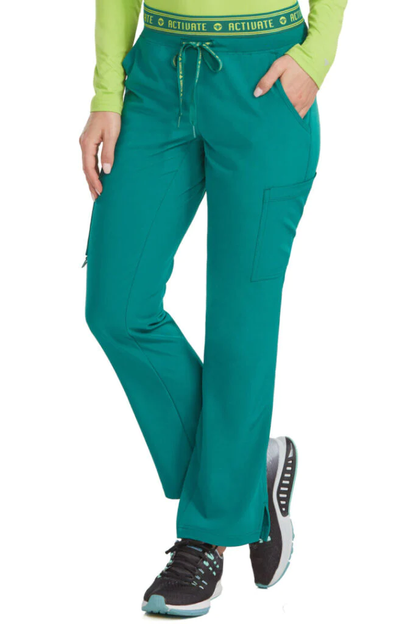 Pantalon de travail à poches cargo Med Couture Activate Yoga 2 en liquidation