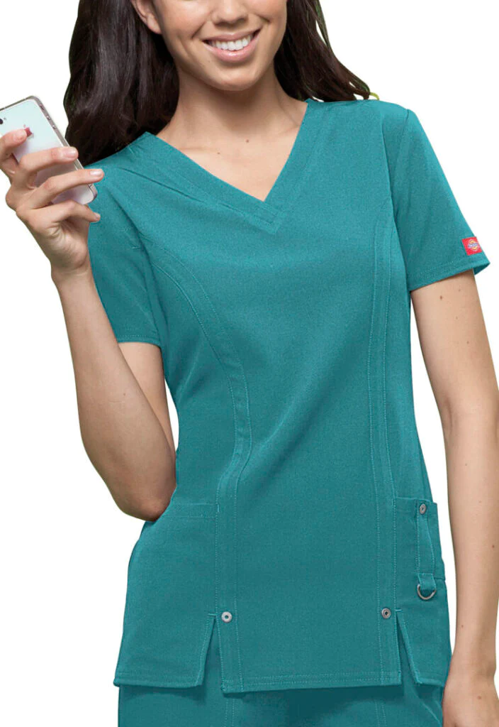 Clearance Dickies Xtreme Stretch V-Neck Top