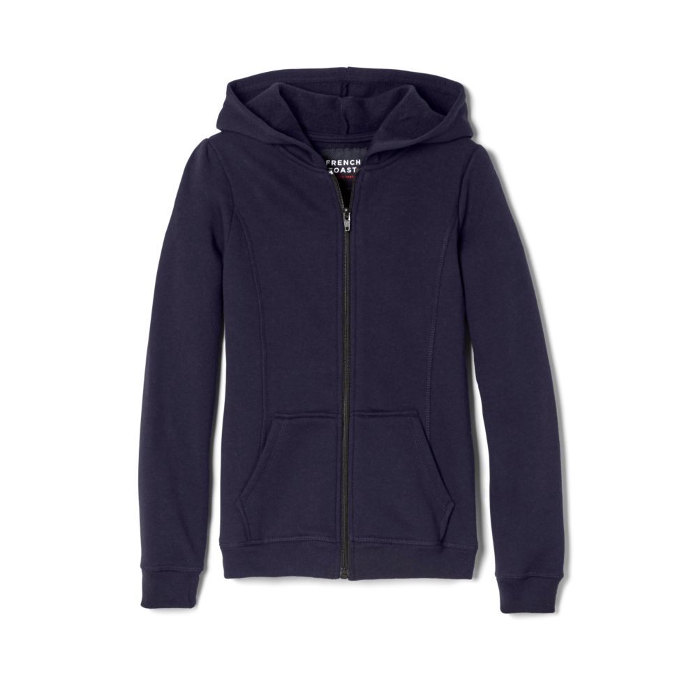 French Toast Girls Fleece Zip Up Hoodie