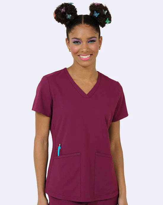 Zavate Studio Focus V-Neck Scrub Top