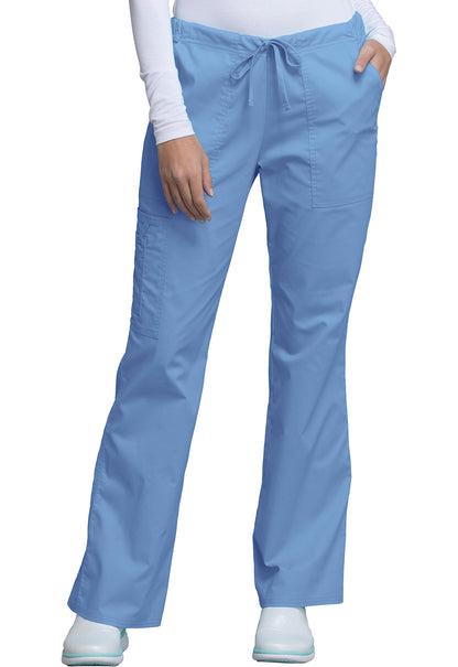 Pantalones de trabajo Cherokee Workwear Core Stretch Tall con cordón ajustable en oferta