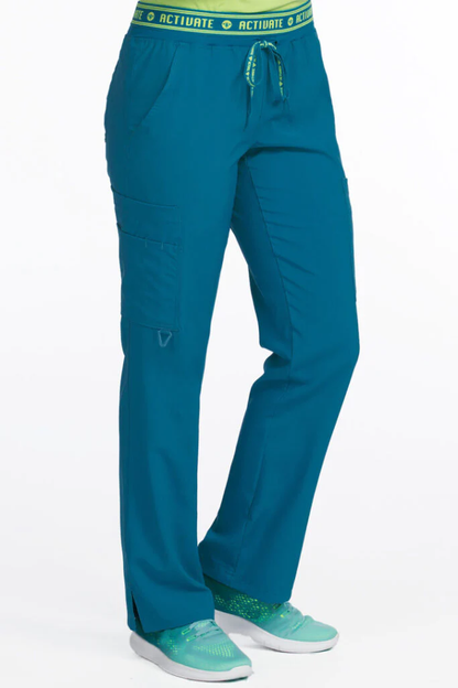 Pantalon de travail à poches cargo Med Couture Activate Yoga 2 en liquidation