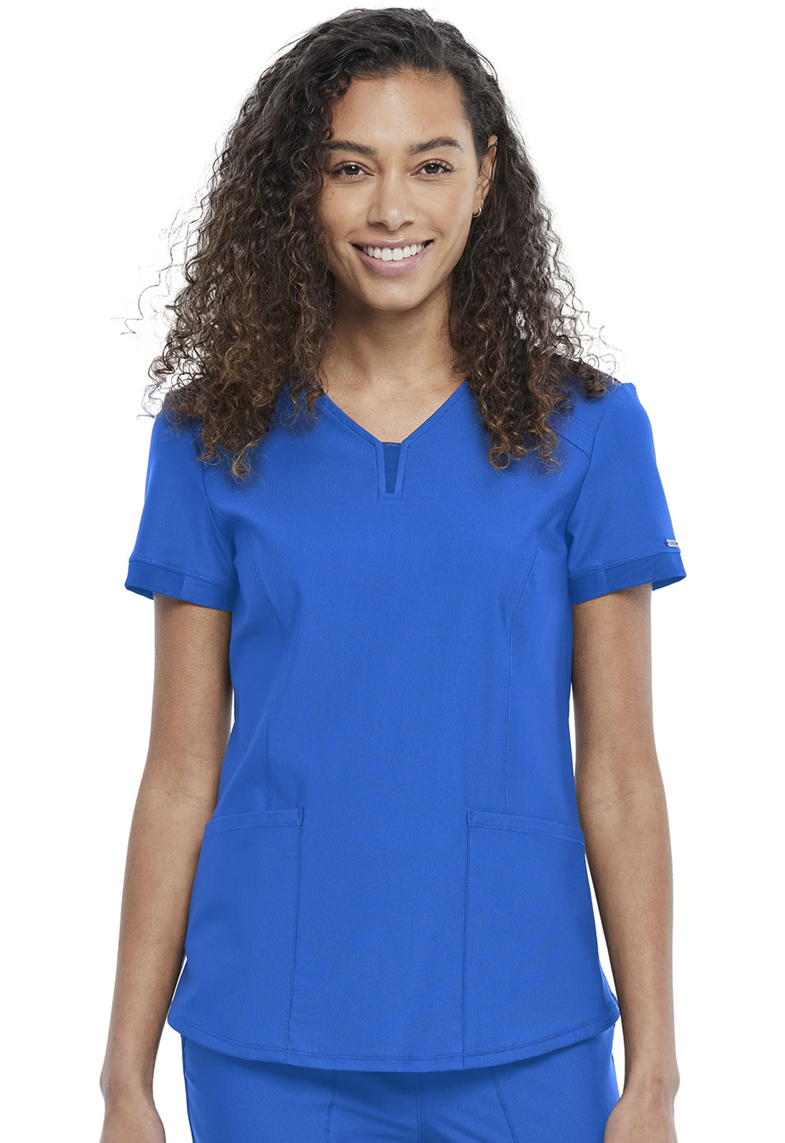 Cherokee Form V-Neck Mesh Scrub Top