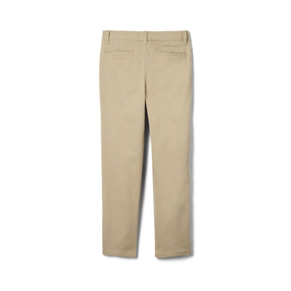 French Toast Pantalones pitillo de sarga elástica con cintura ajustable para niñas