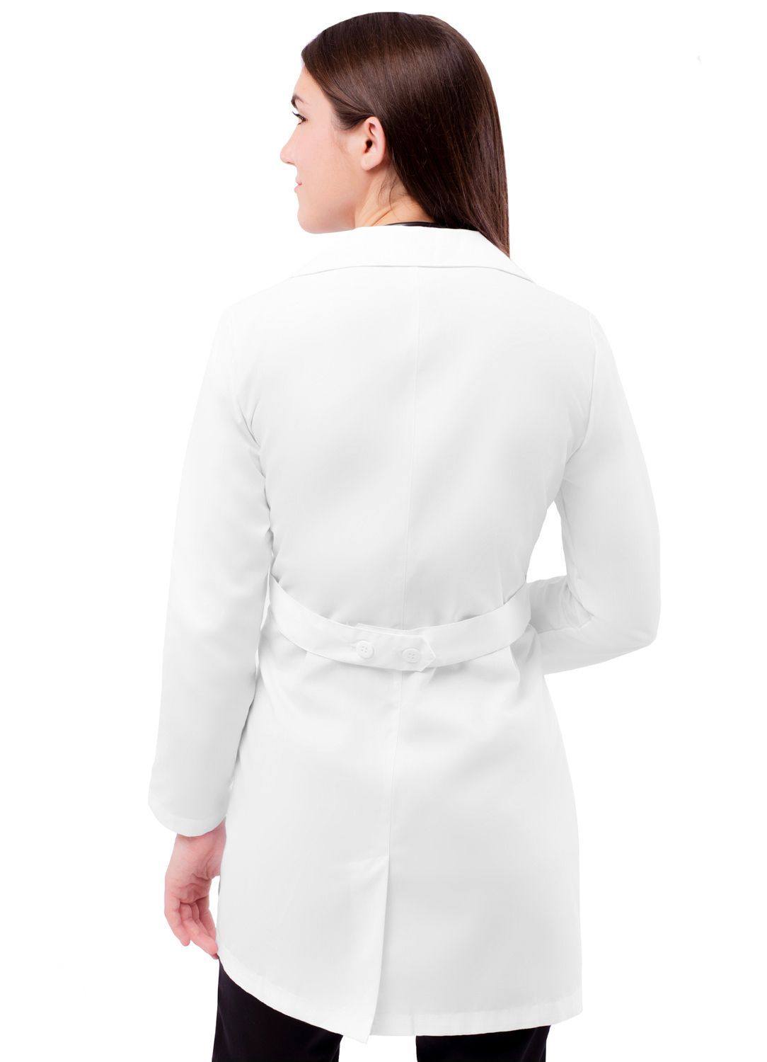 Adar Universal Womens 33" Adjustable Belt Lab Coat