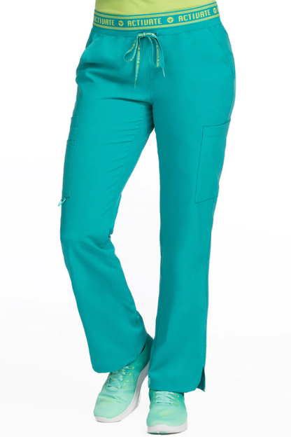 Pantalon de travail à poches cargo Med Couture Activate Yoga 2 en liquidation