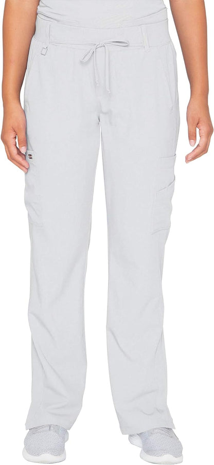 Pantalones de trabajo de tiro medio con pernera recta y estilo cargo de Grey's Anatomy en liquidación