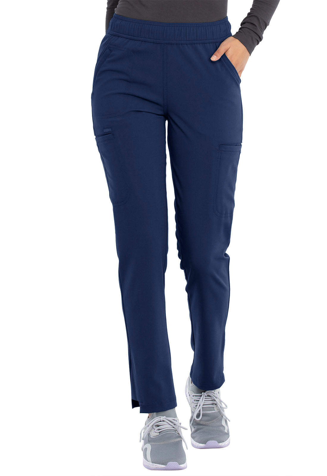 Pantalon Cherokee Euphoria taille mi-haute, jambe fuselée et cordon de serrage