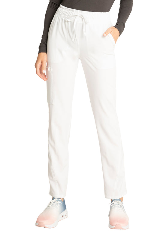 Cherokee Allura Tall Mid Rise Tapered Leg Drawstring Scrub Pants