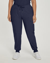 Pantalon de jogging grand blanc coupe croisée