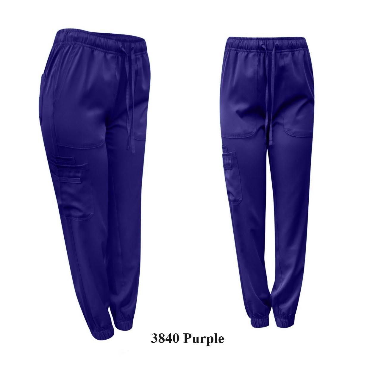 Pepino Uniforms Unisex Multi Cargo Pocket Elastic Jogger Scrub Pants