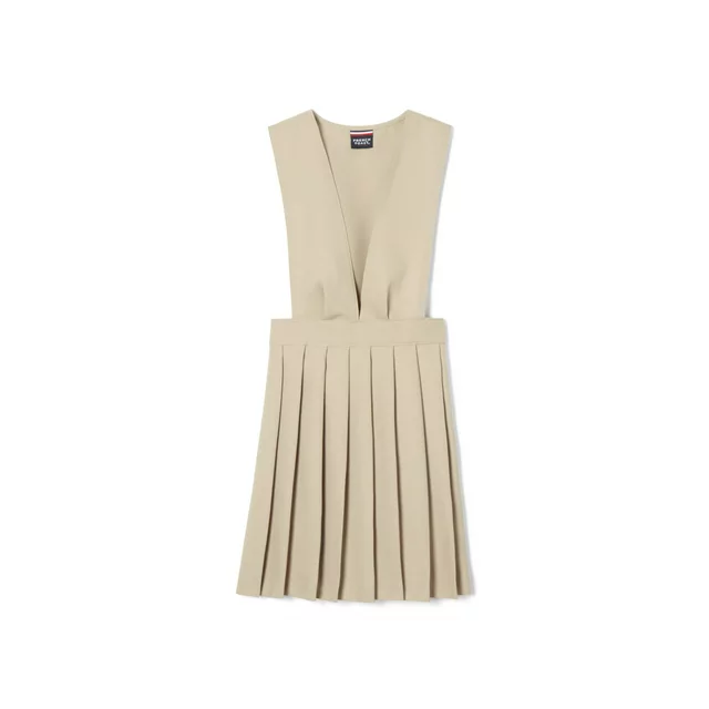 French Toast Girls V-Neck Pleated Jumper