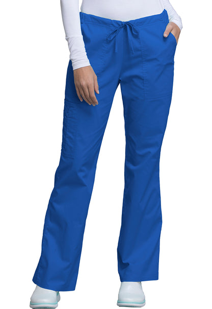 Pantalones de trabajo Cherokee Workwear Core Stretch Tall con cordón ajustable en oferta