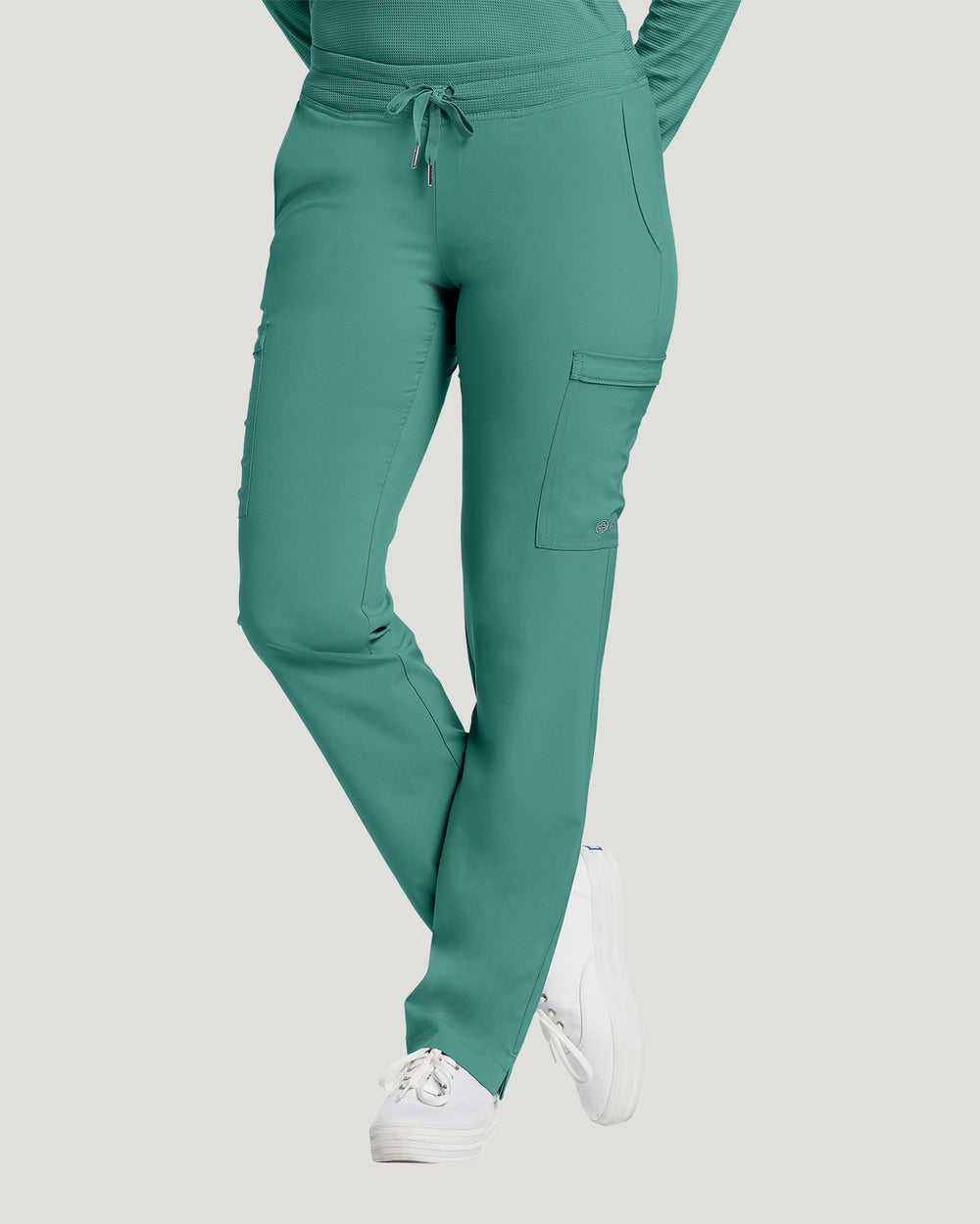 White Cross Fit Comfortable Cargo Pants