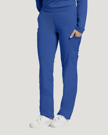 Pantalones médicos blancos con cintura elástica Cross Fit