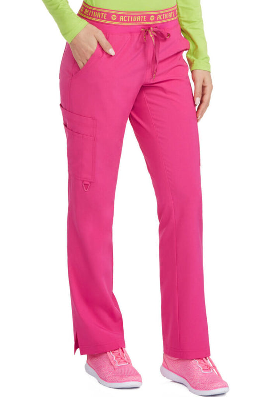 Pantalones de trabajo con bolsillos cargo Activate Petite Yoga 2 de Med Couture en oferta