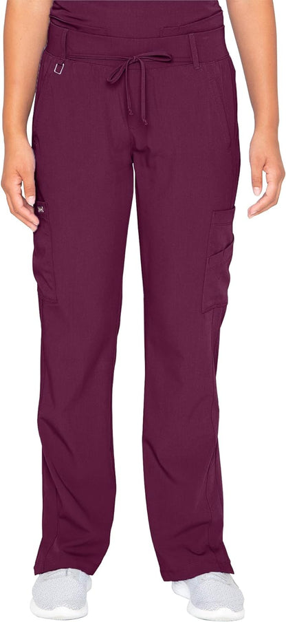 Pantalones de trabajo de tiro medio con pernera recta y estilo cargo de Grey's Anatomy en liquidación