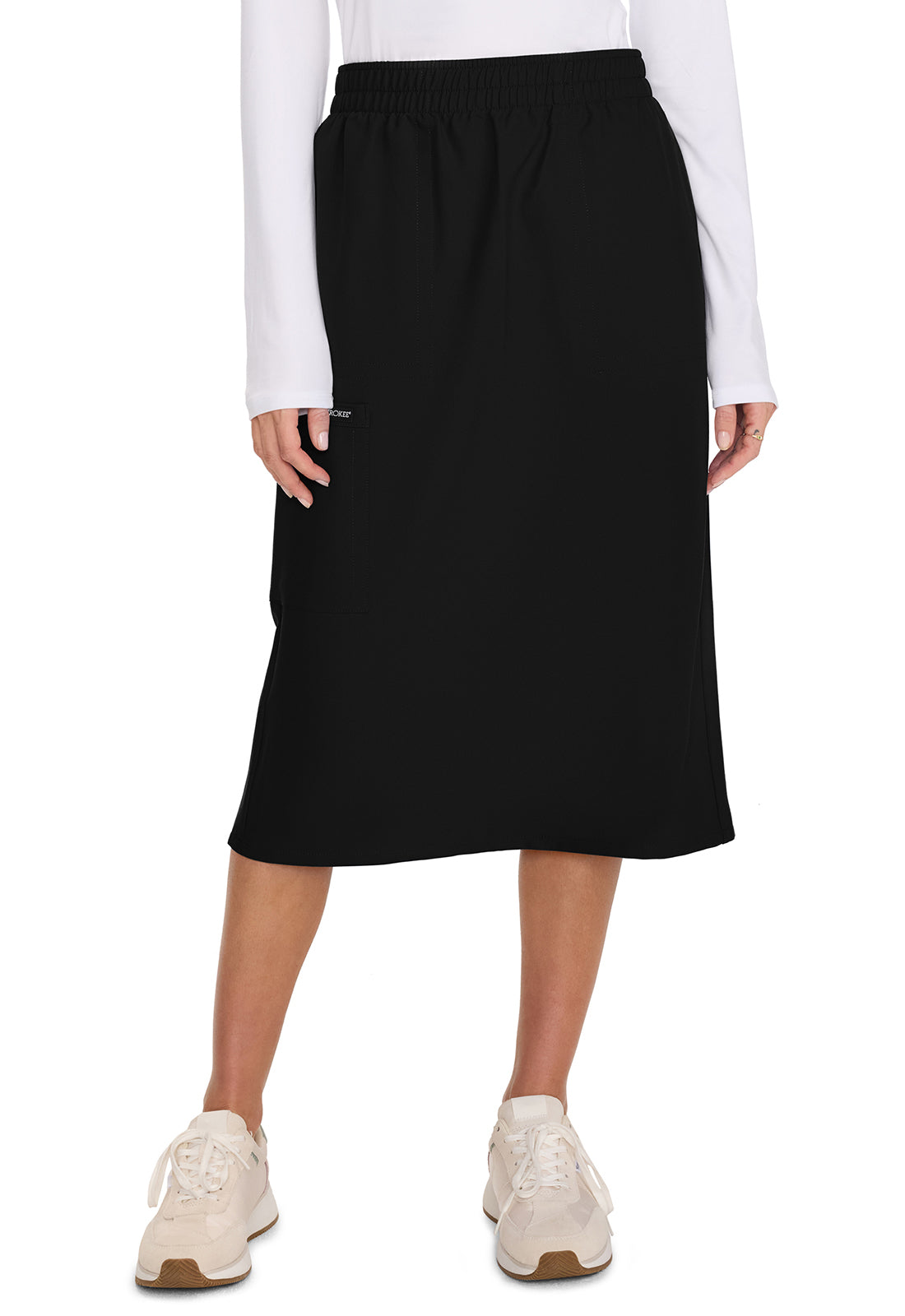 Cherokee Workwear Originals Ultra Elastic Waist Scrub Skirt