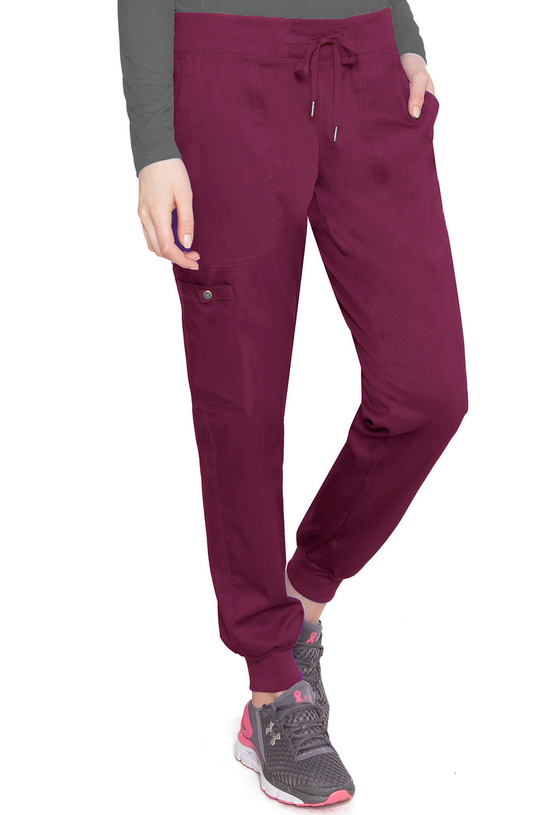 Pantalones de yoga estilo jogger Med Couture Touch Tall