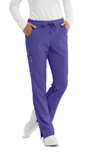 Skechers Reliance 3-Pocket Mid Rise Straight Leg Cargo Drawstring Pants