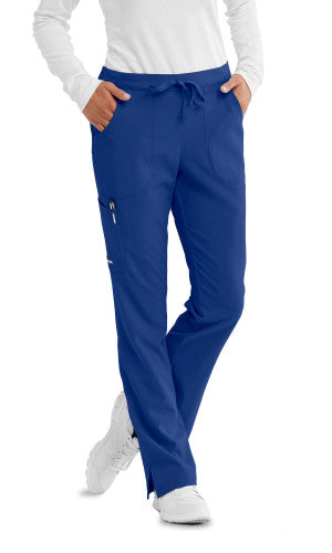 Skechers Reliance 3-Pocket Mid Rise Straight Leg Cargo Drawstring Pants