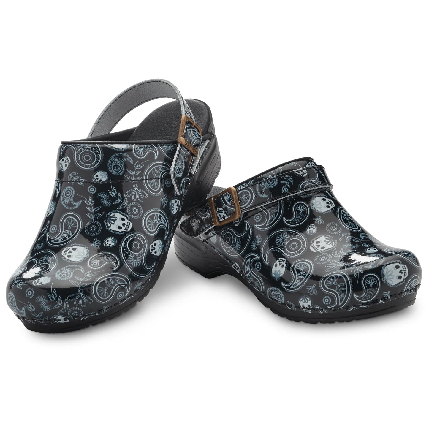 Liquidation Chaussures Sanita Black Skulls Estelle