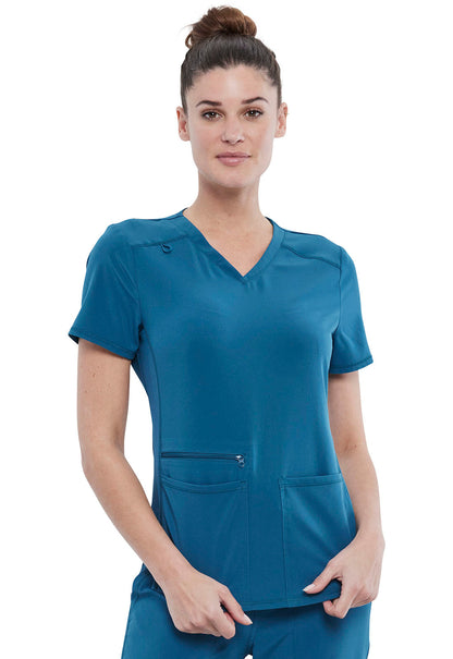 Blusa médica con cuello en V Allura de Cherokee