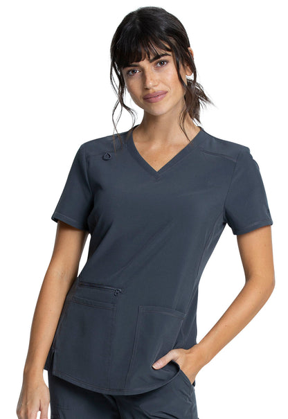 Blusa médica con cuello en V Allura de Cherokee