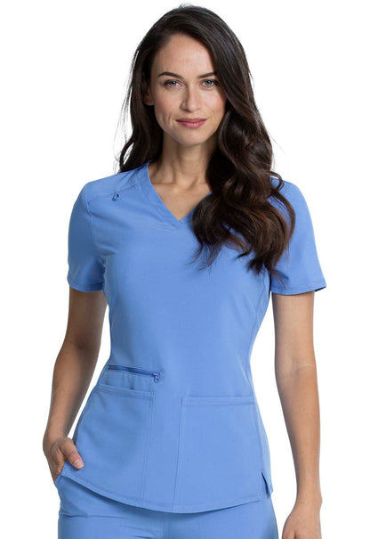 Blusa médica con cuello en V Allura de Cherokee