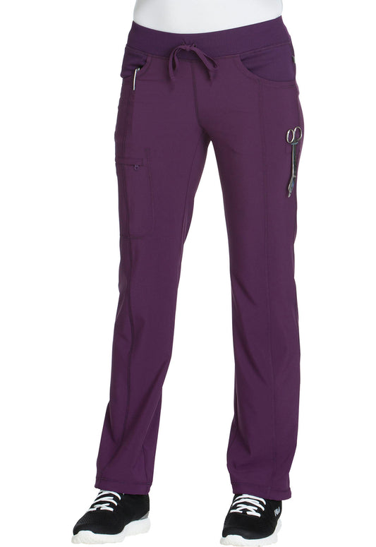 Pantalones médicos Cherokee Infinity Tall de pierna recta con cordón ajustable