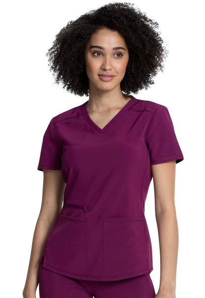 Blusa médica con cuello en V Allura de Cherokee